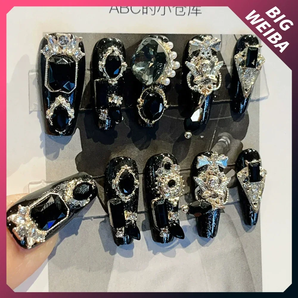 10Pcs Diy Luxury Court Shiny C - Nail Art Xs 评论和价格