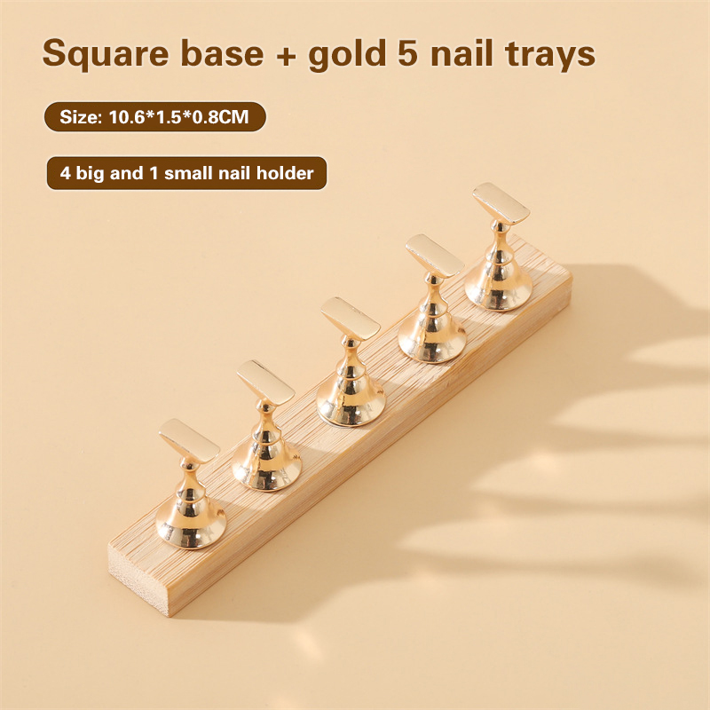 5/10Pcs Nail Holder False Nail - Nail Art Navy 评论和价格