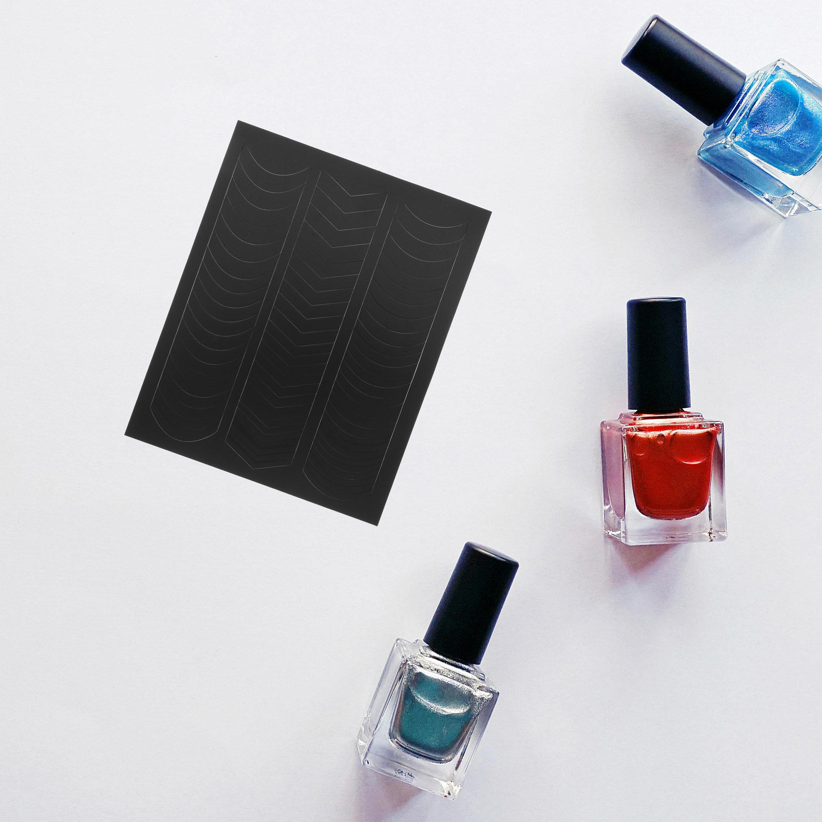 6Sheets French Tip Nail Sticke - Nail Art Simple Elegant 评论和价格