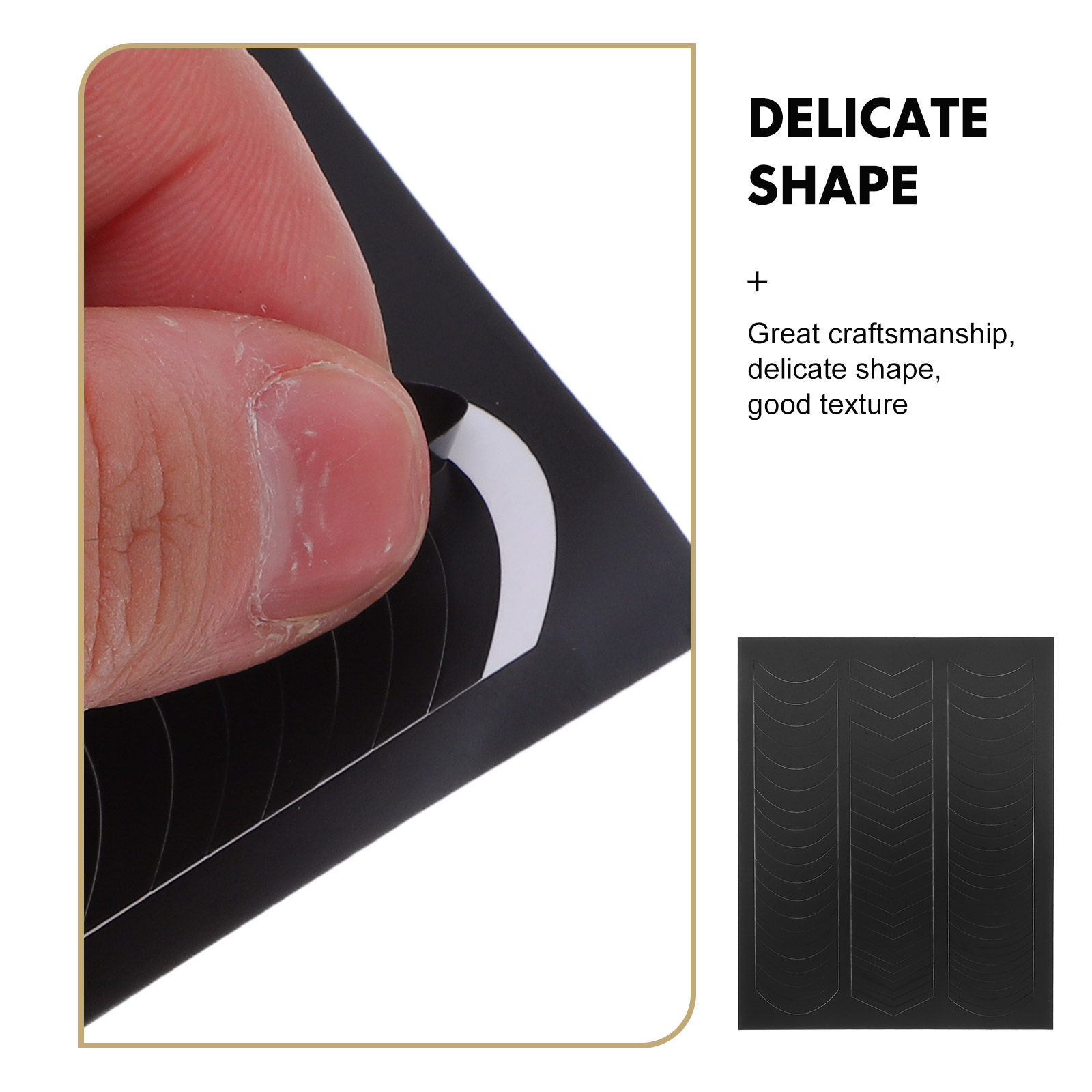 6Sheets French Tip Nail Sticke - Nail Art Simple Elegant 评论和价格