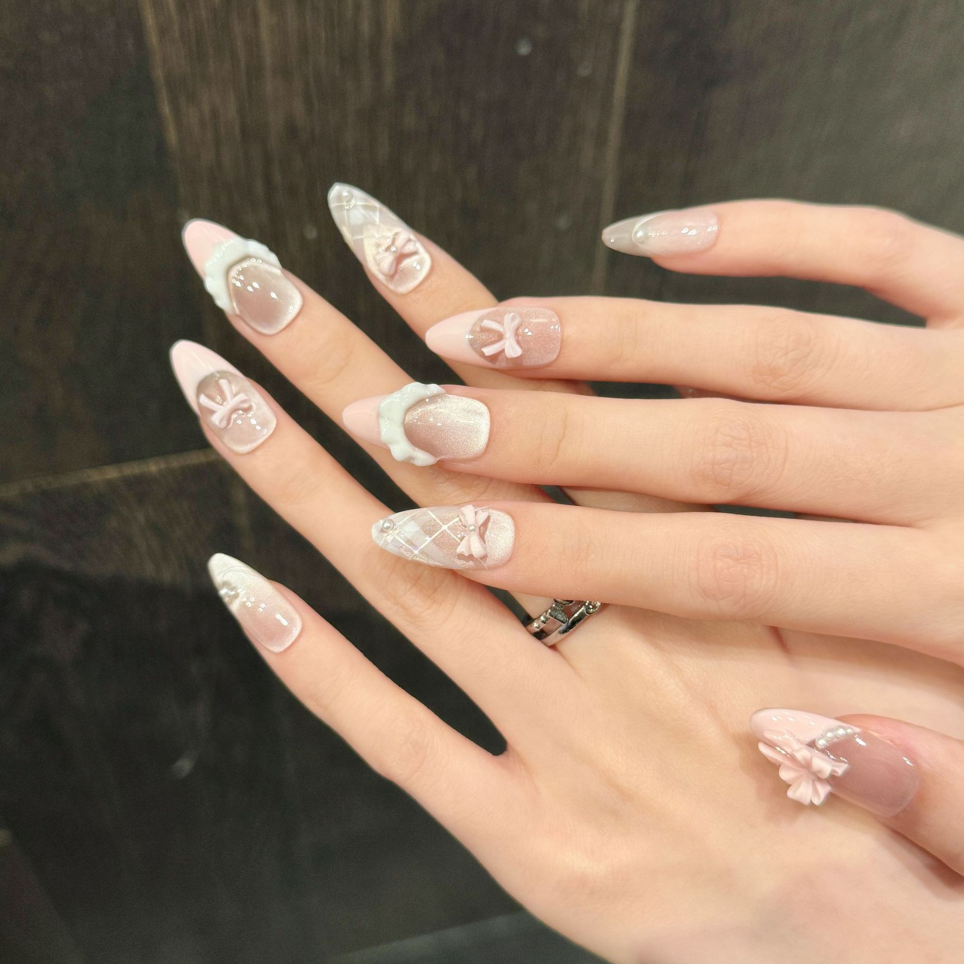 10pcs Handmade Press on Nails  - Nail Art Xs 评论和价格