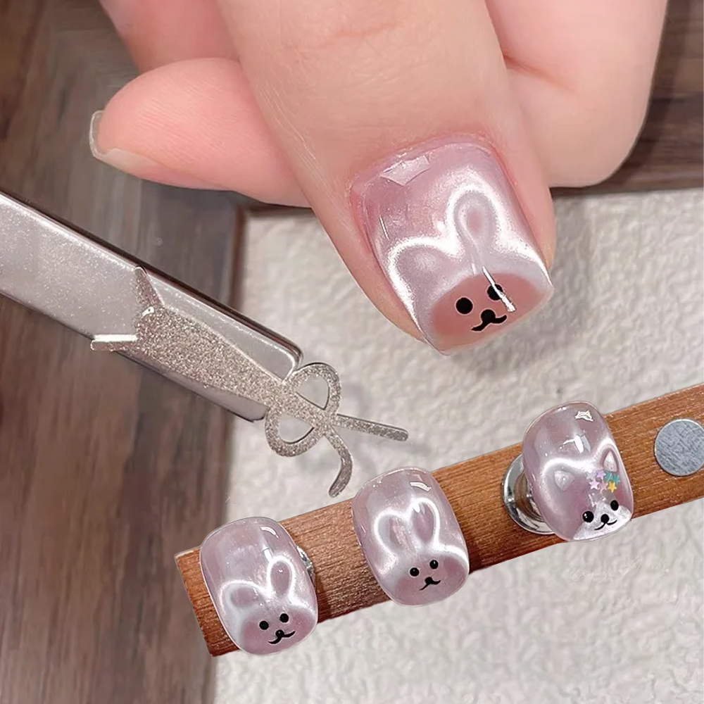 3D Cute Rabbit Love Heart Suck - Nail Art Love 评论和价格