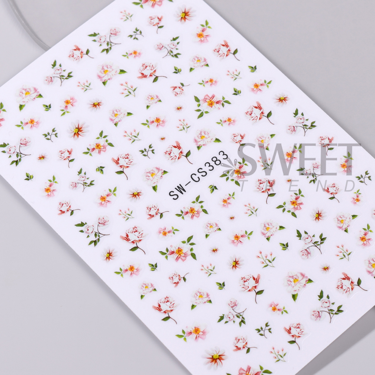 3pcs Kawaii Floral Nail Art St - Nail Art Simple Elegant 评论和价格