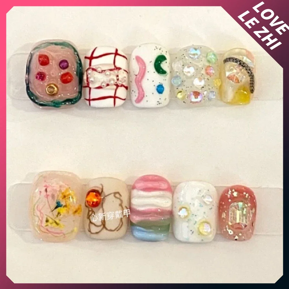 10Pcs Diy Creativity Funny Mas - Nail Art Xs 评论和价格