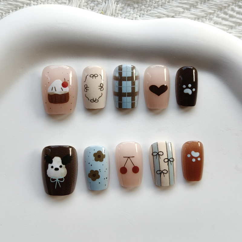 10Pcs Korean Style Cute Bear a - Nail Art Xs 评论和价格