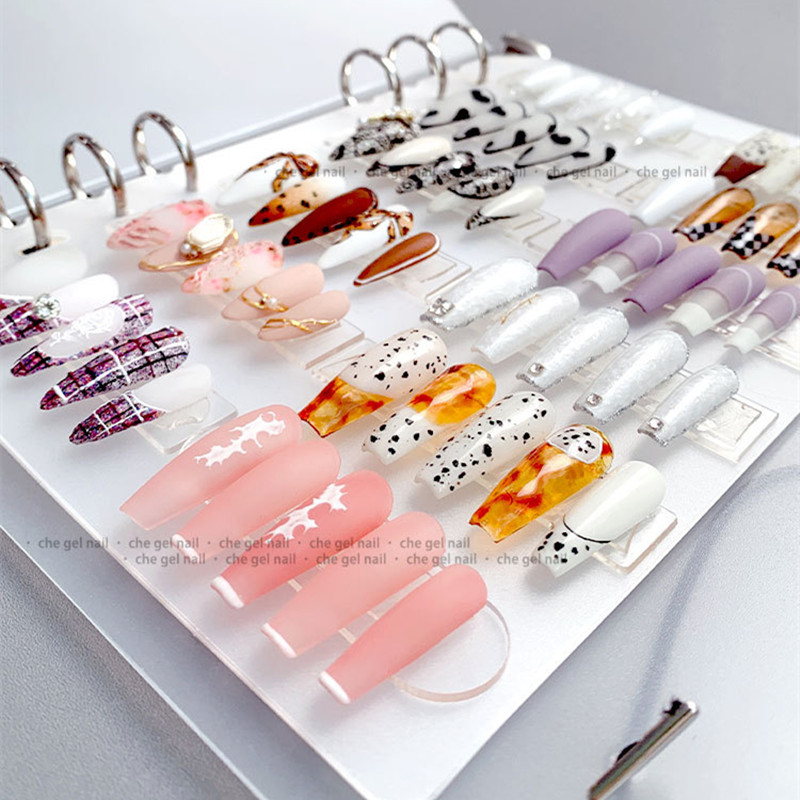 Nail Tips Art Display Storage  - Nail Art Navy 评论和价格