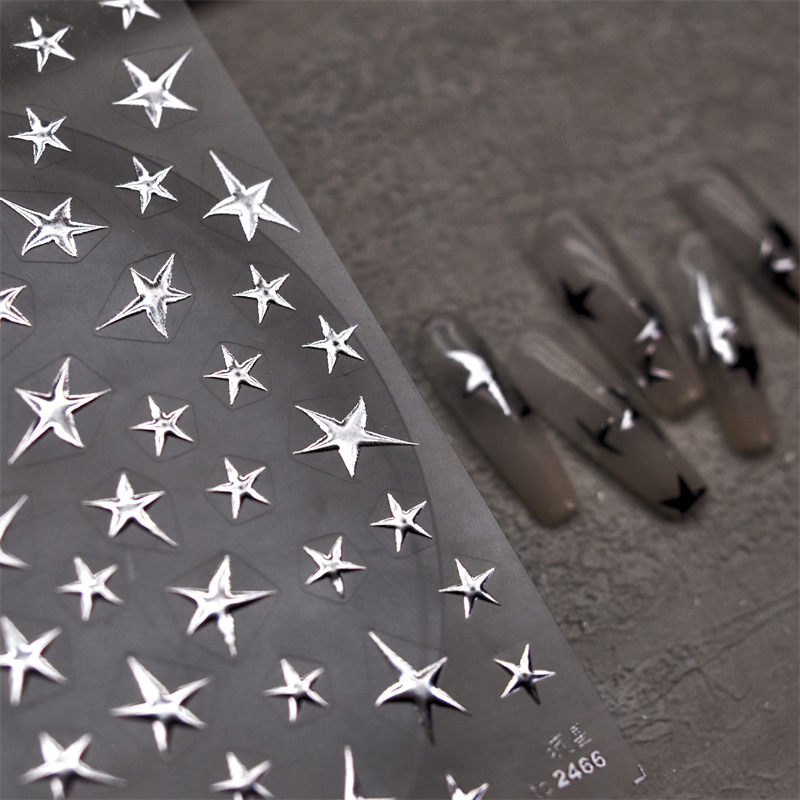 3D Bronzing Laser Silver Irreg - Nail Art Zelda 评论和价格