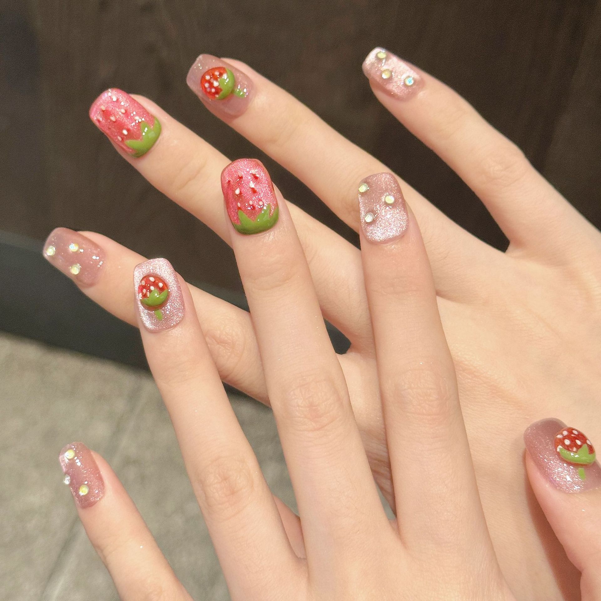 10pcs Handmade Press on Nails  - Nail Art Xs 评论和价格
