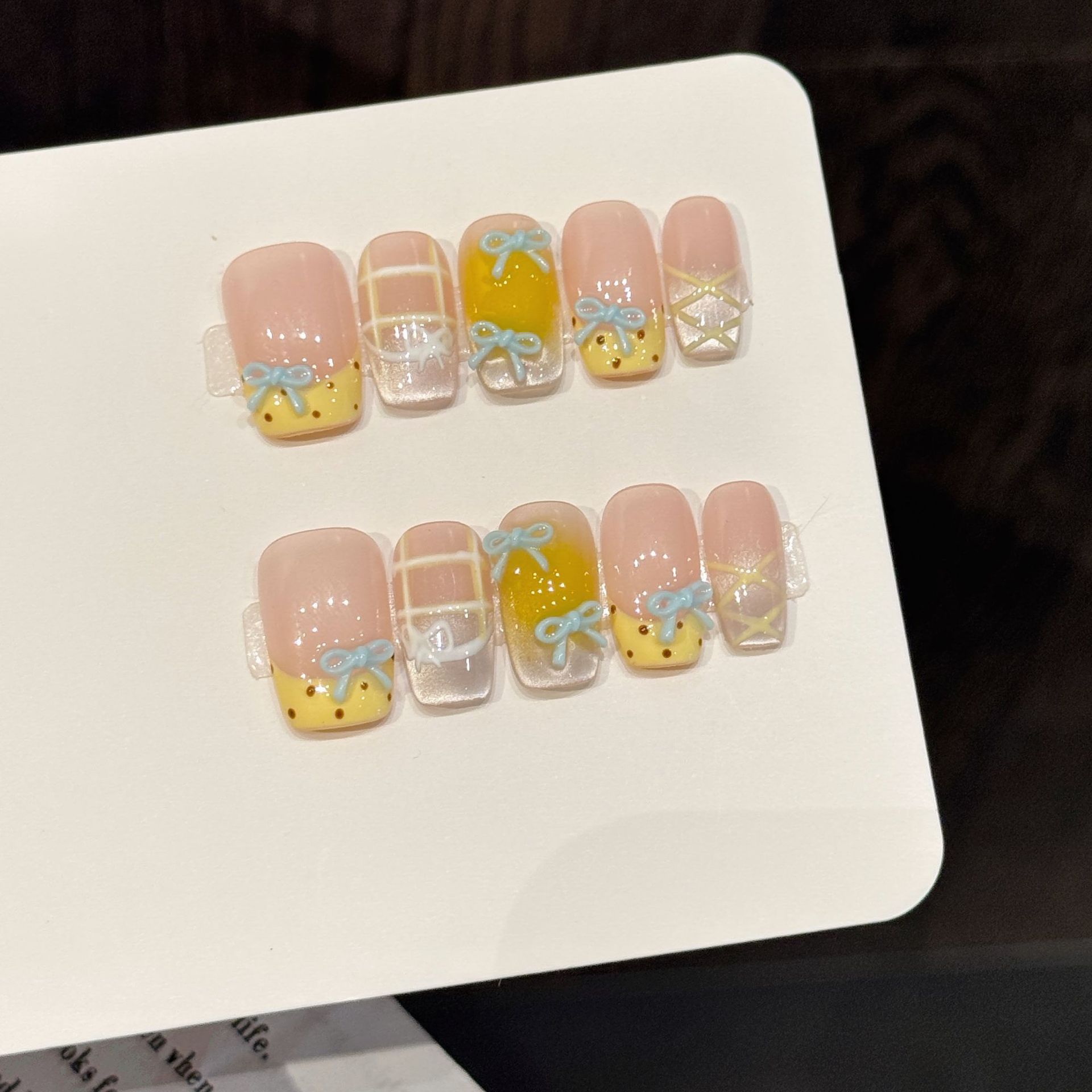 10pcs Handmade Kawaii Cute Gra - Nail Art Xs 评论和价格
