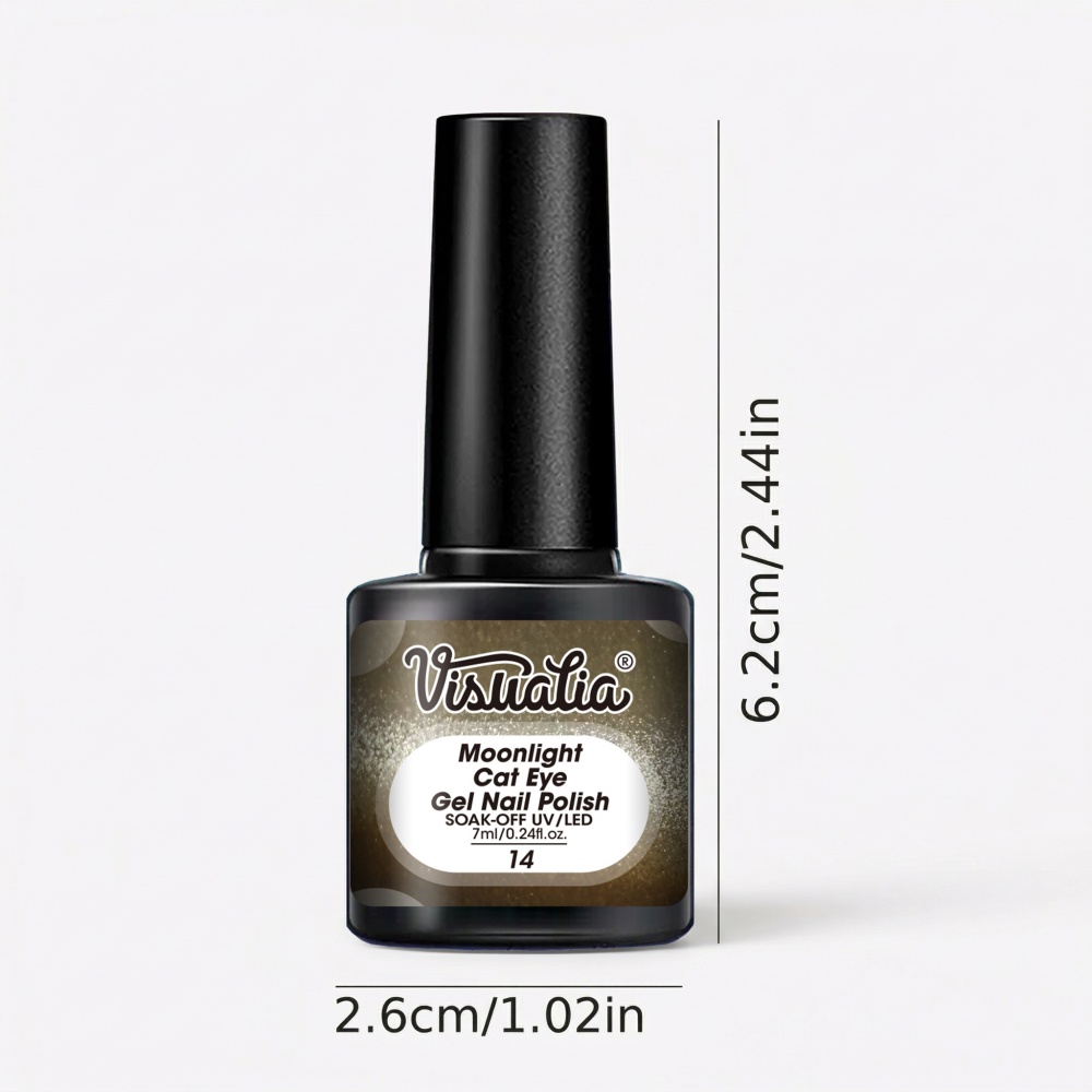 Visuatia Olive Gold Moonlight  - Nail Art Simple Elegant 评论和价格