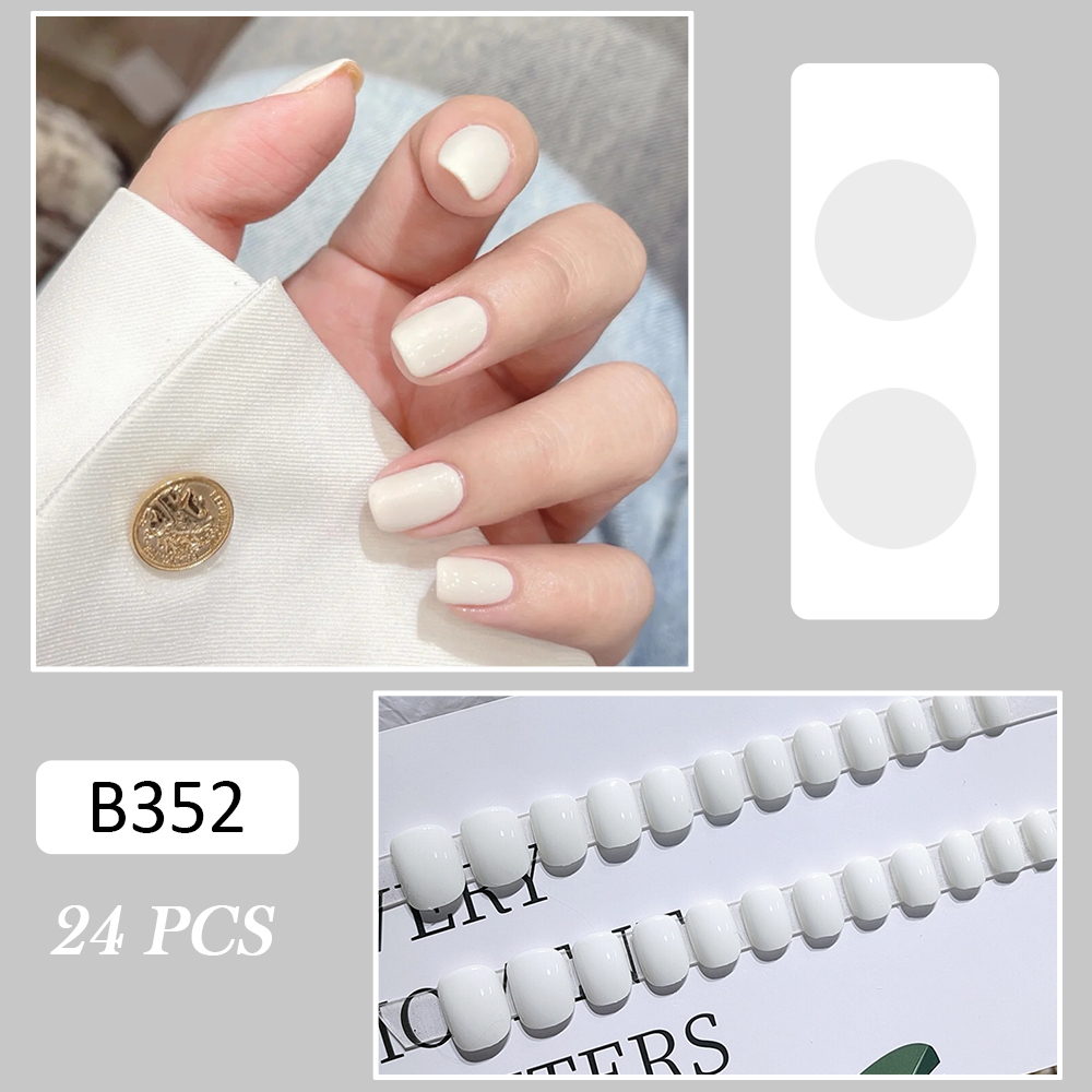 24pcs Press On Nails Elegant S - Nail Art Simple Elegant 评论和价格