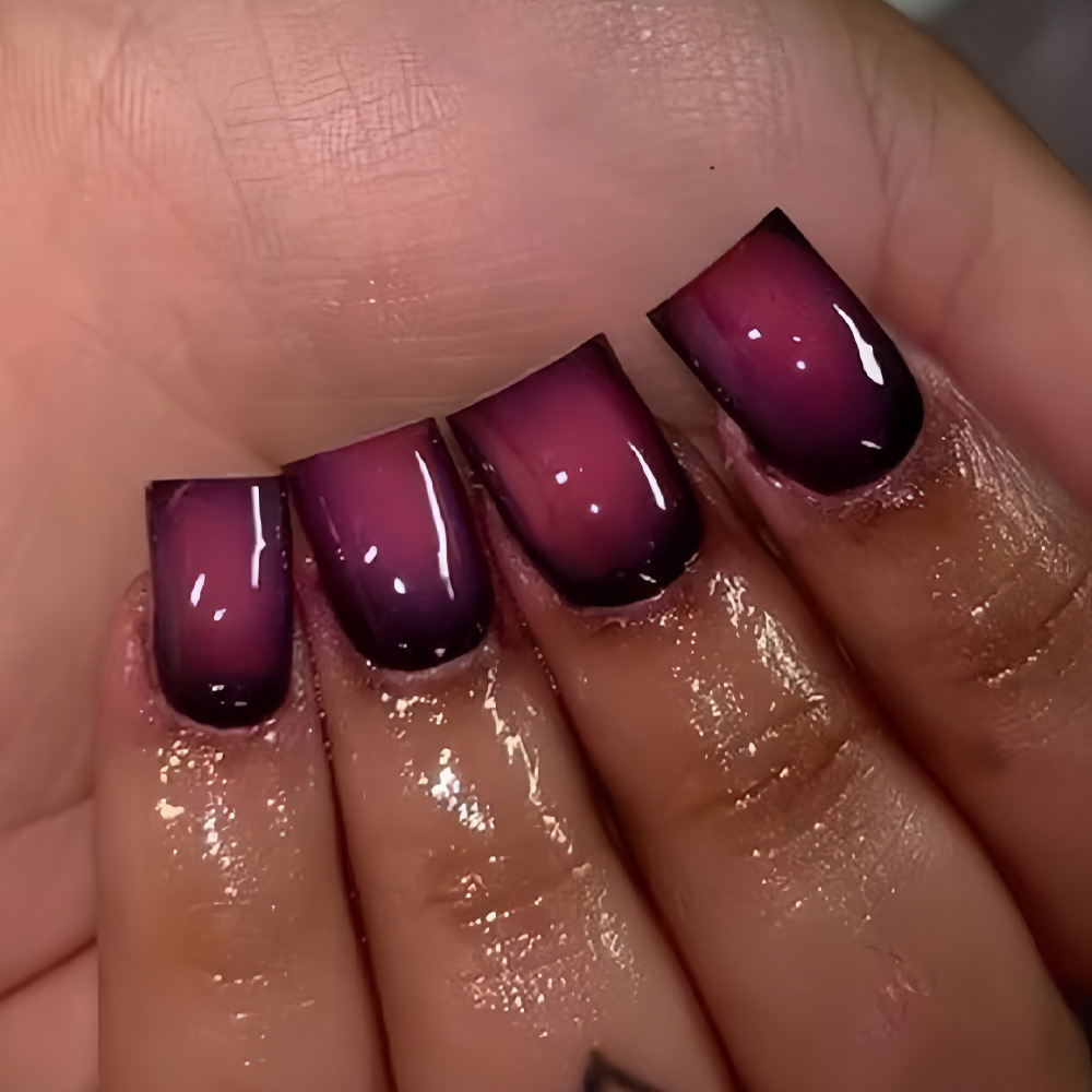 Short Square fake nails for wo - Nail Art Red 评论和价格
