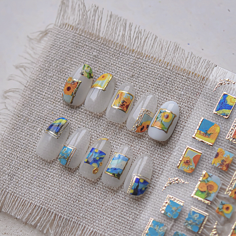 Retro Oil Painting Hot Stampin - Nail Art Zelda 评论和价格
