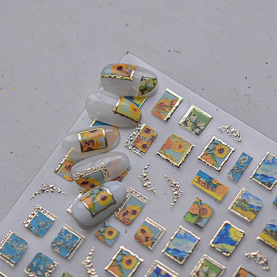 Retro Oil Painting Hot Stampin - Nail Art Zelda 评论和价格