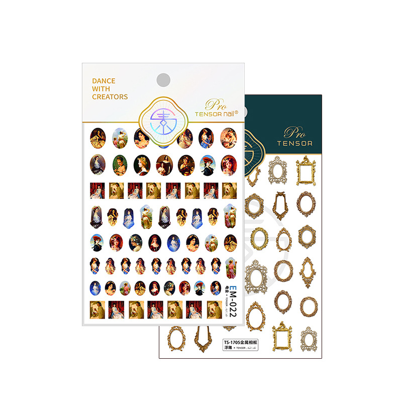 5D metallic gloss nail sticker - Nail Art Zelda 评论和价格