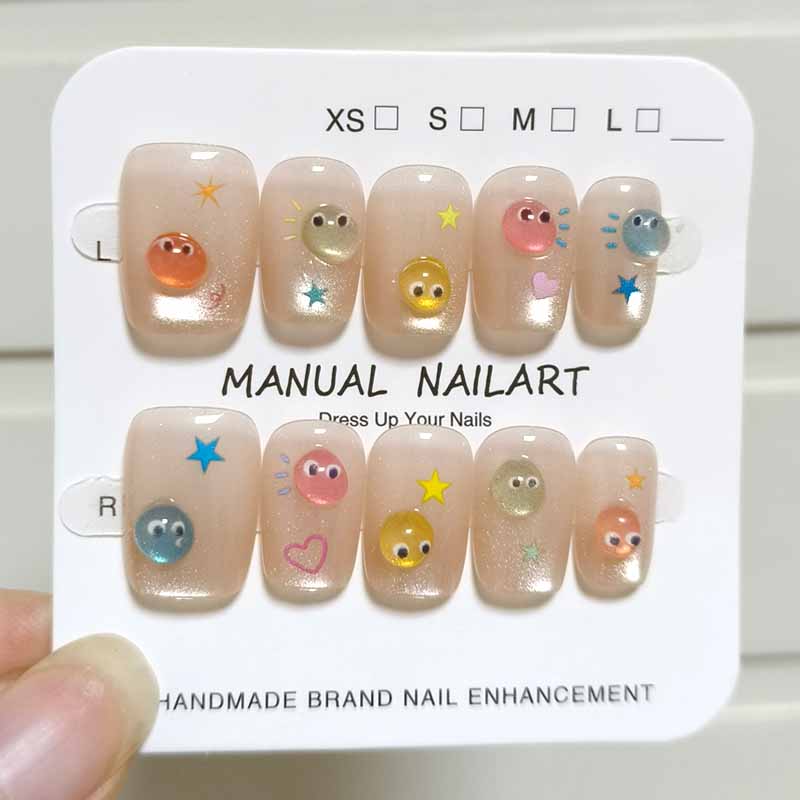 10Pcs French Style New Cute 3D - Nail Art Xs 评论和价格
