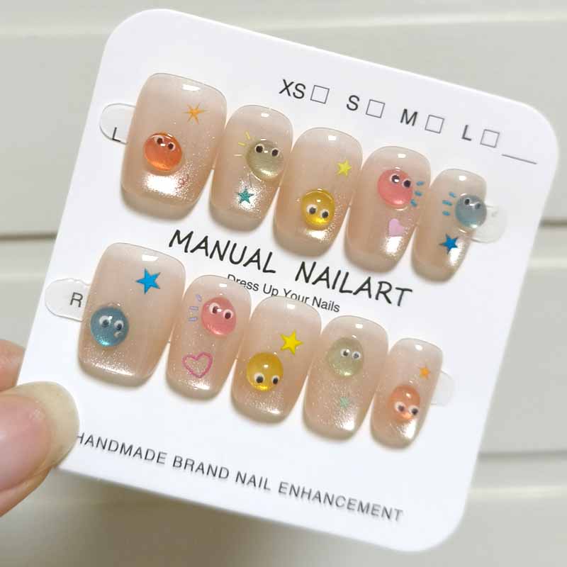 10Pcs French Style New Cute 3D - Nail Art Xs 评论和价格