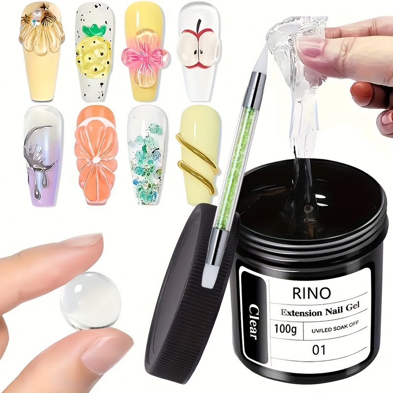 100g Clear Non-Stick Hand Exte - Nail Art Halal 评论和价格