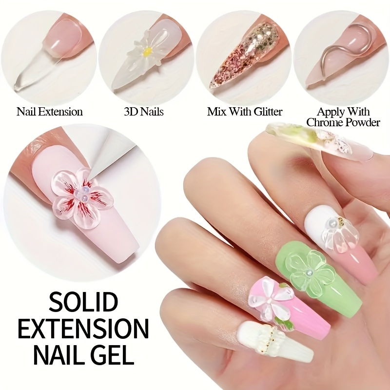 100g Clear Non-Stick Hand Exte - Nail Art Halal 评论和价格