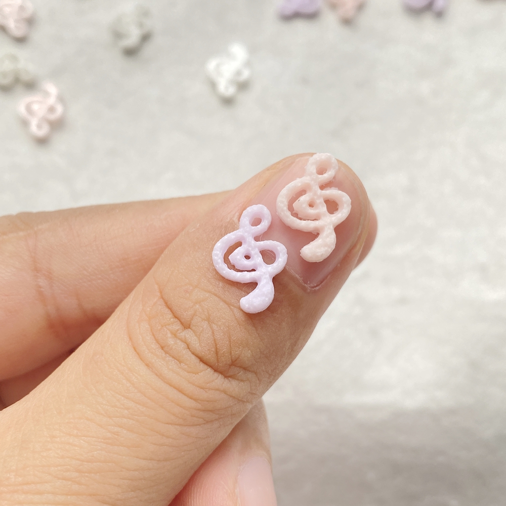 50pcs Mix Resin Mini Pink Musi - Nail Art Love 评论和价格