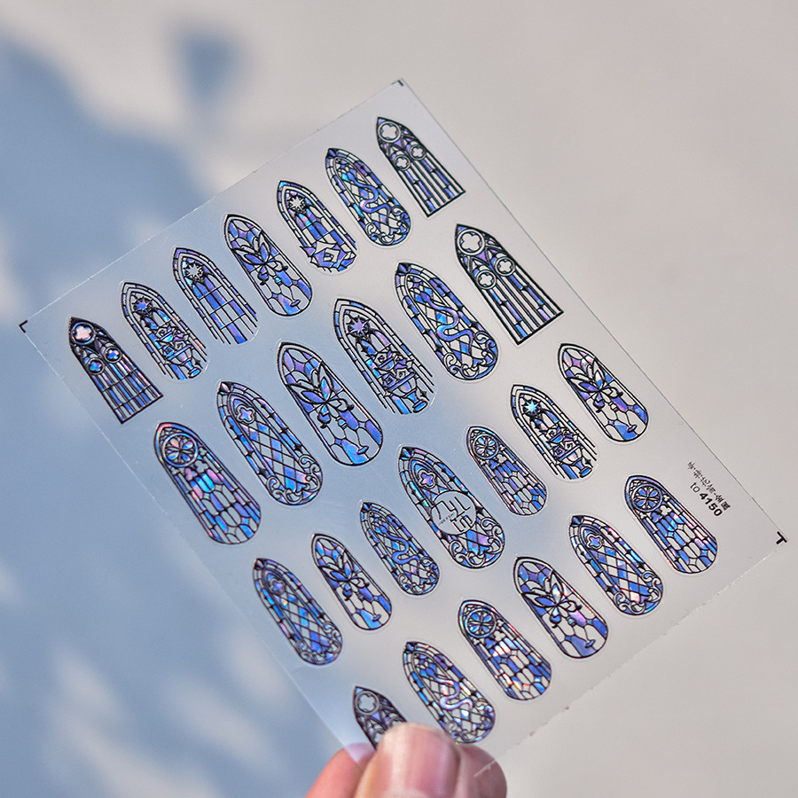1piece 5D Glass Fragment Nail  - Nail Art Zelda 评论和价格
