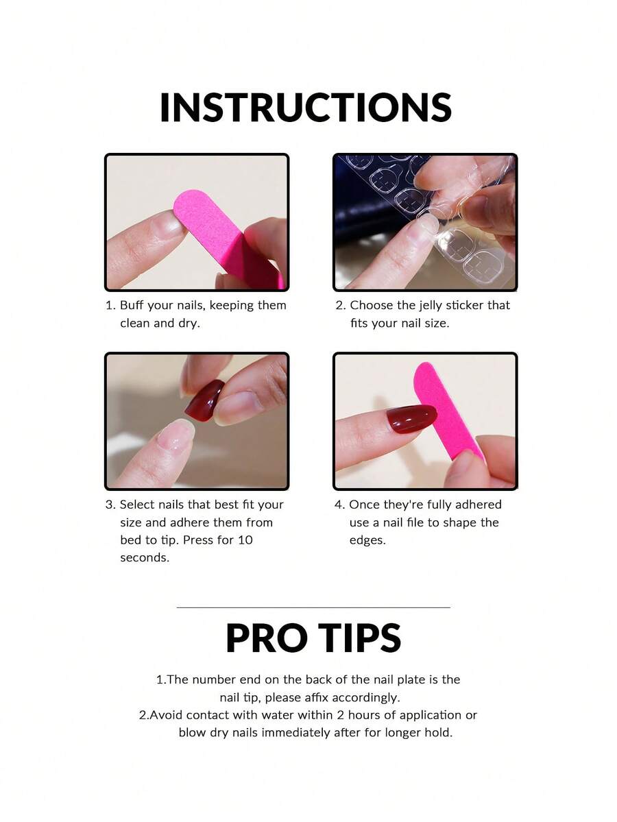 24pcs Y2K Nail Art Pearl Coffi - Nail Art Ombre Pink 评论和价格