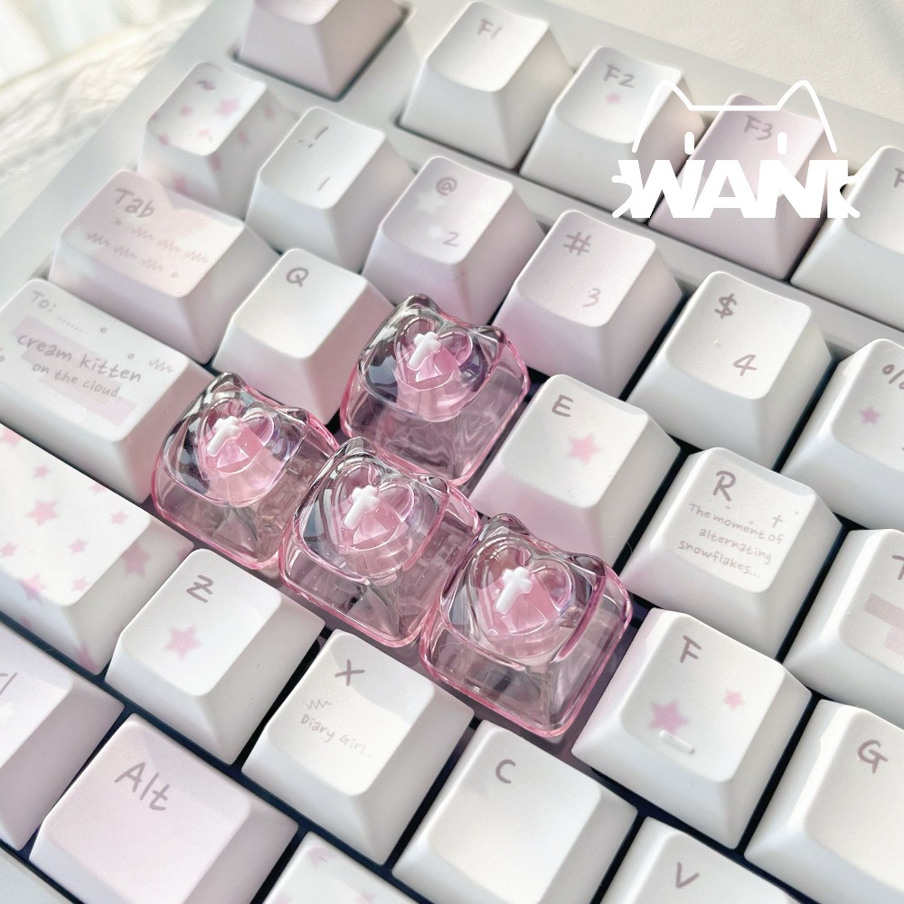 Love Cute Keycaps Transparent  - Nail Art Love 评论和价格