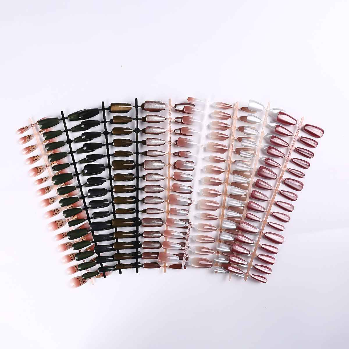 30Pcs Oval Short Pink Press on - Nail Art Ombre Pink 评论和价格