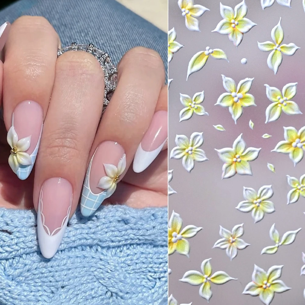 Cute Soft Lily Flower Nail Dec - Nail Art Ombre Pink 评论和价格